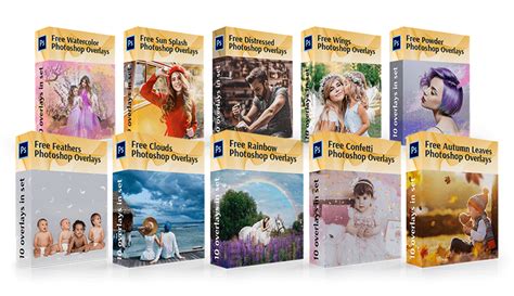 600+ Free Photoshop Overlays For You To Download Instantly.